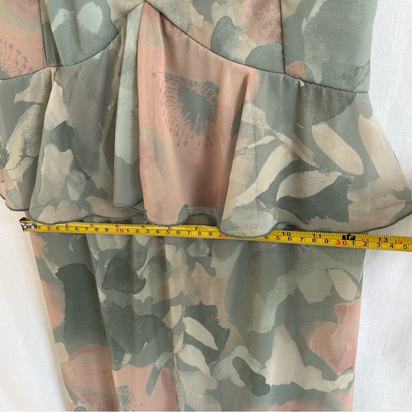 Show me Your MuMu Dress Mu Reese Ruffles Sage I do Green New - Picture 8 of 17